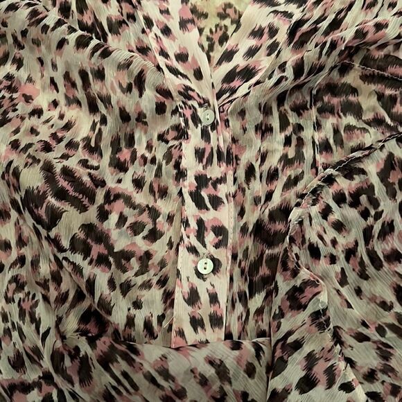 Leopard Silk Tunic XS  - Picture 5 of 6